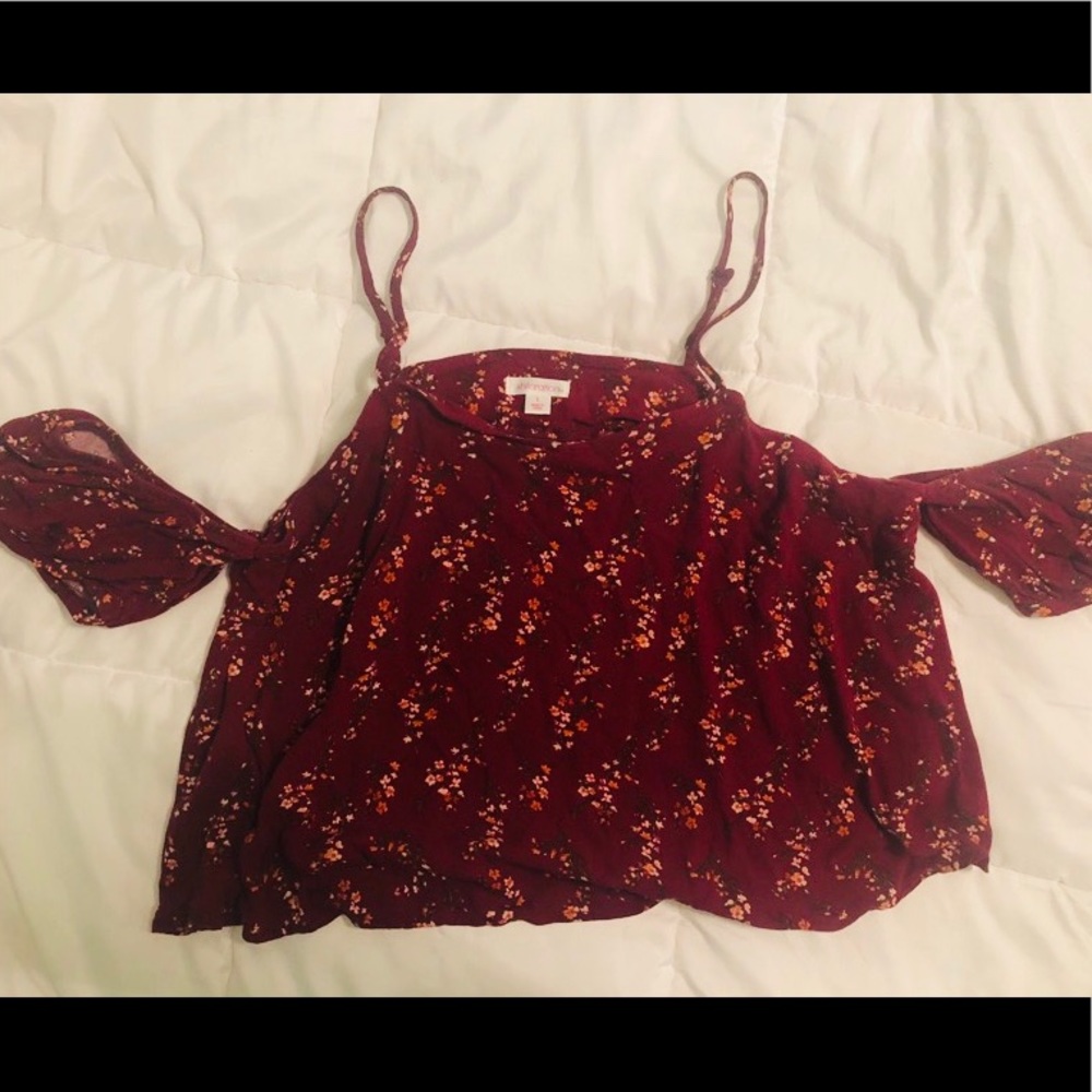 Off the Shoulder Floral Top